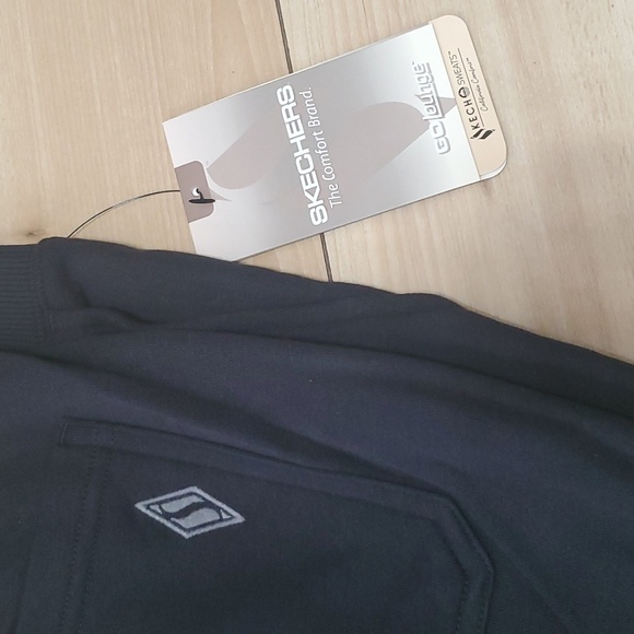 Sketchers mens go lounge black - Picture 4 of 8